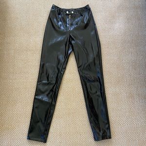 I.AM.GIA black faux patent leather pants